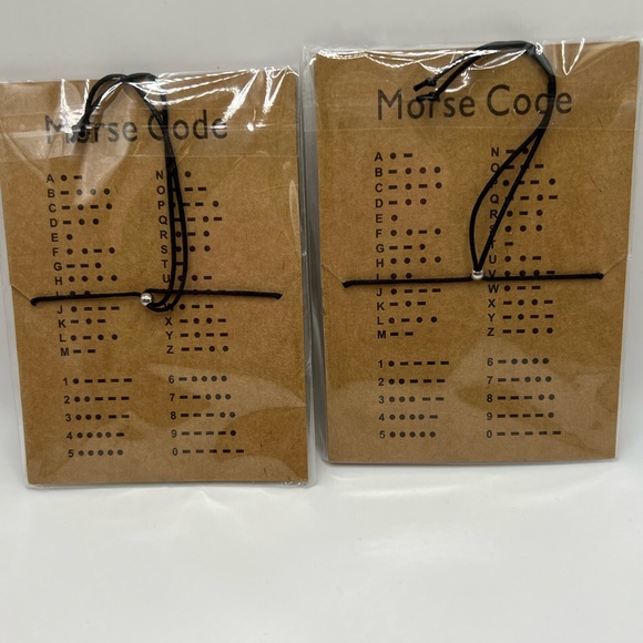 Morse Code Bracelet Pinky Promise Adjustable Friendship Bracelet - Picture 5 of 6